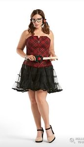 Torrid size 1 Naughty librarian costume